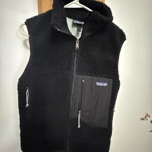 Patagonia Black Sherpa Vest